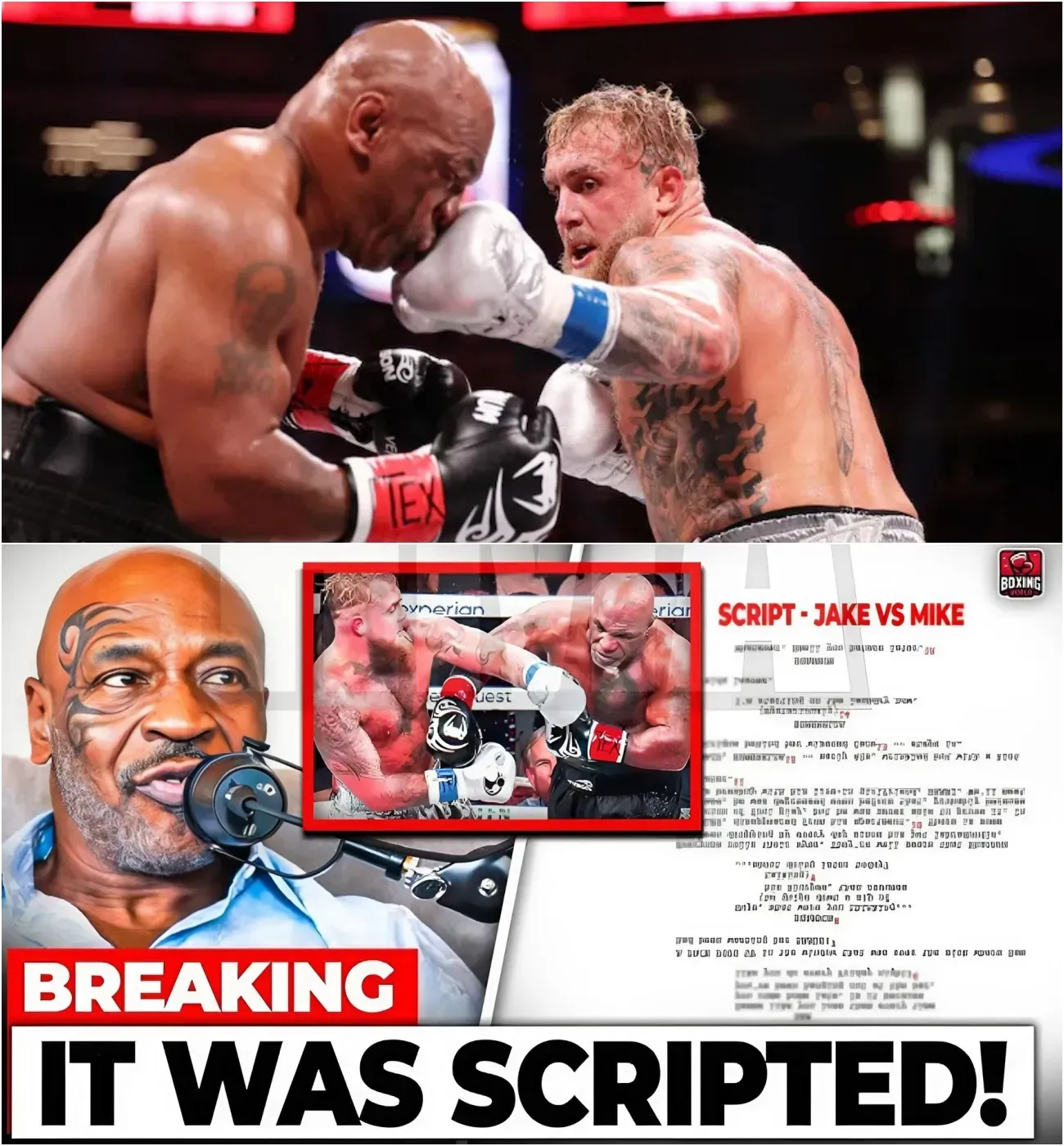 Mike Tyson breaks his silence and confesses the truth about his defeat against Jake Paul...