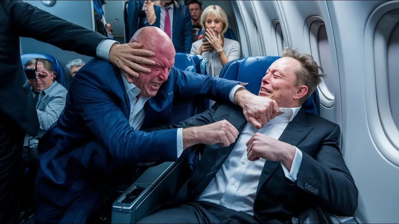 Un hombre insulta a Elon Musk en un vuelo de primera clase e inmediatamente se arrepiente cuando se revela la verdad